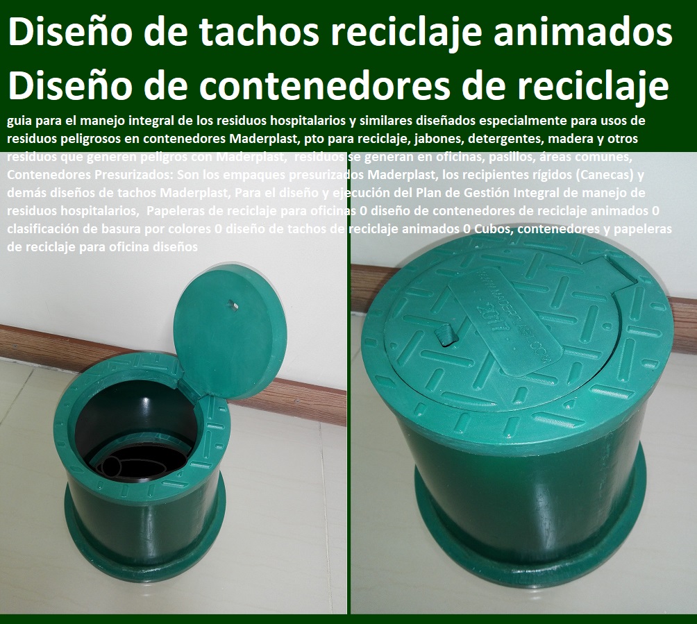 Papeleras de reciclaje para oficinas 0 diseño de contenedores de reciclaje animados 0 clasificación de basura por colores 0 diseño de tachos de reciclaje animados 0 Cubos, contenedores y papeleras de reciclaje para oficina diseños 